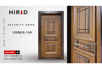 درب ضد سرقت چوبی مدل S-139